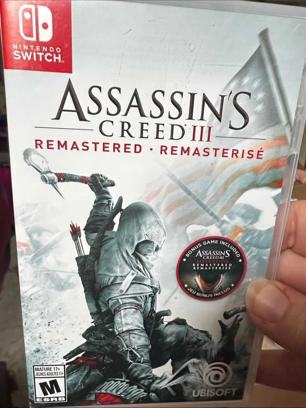 Nintendo Assassin's Creed III Remastered - White, Red, Gray